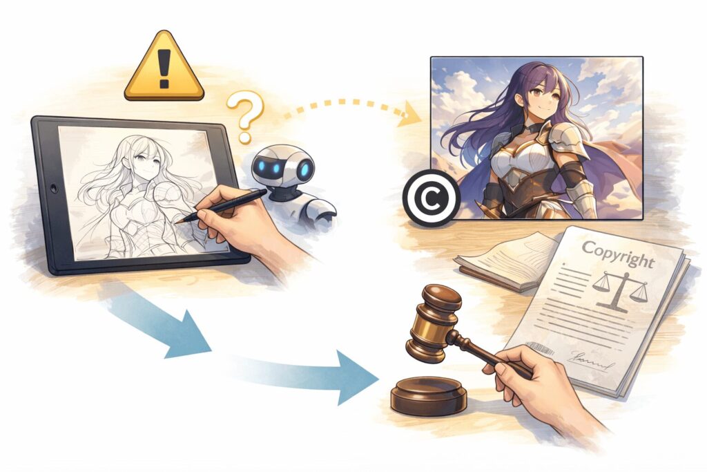 違法か著作権かの考え方