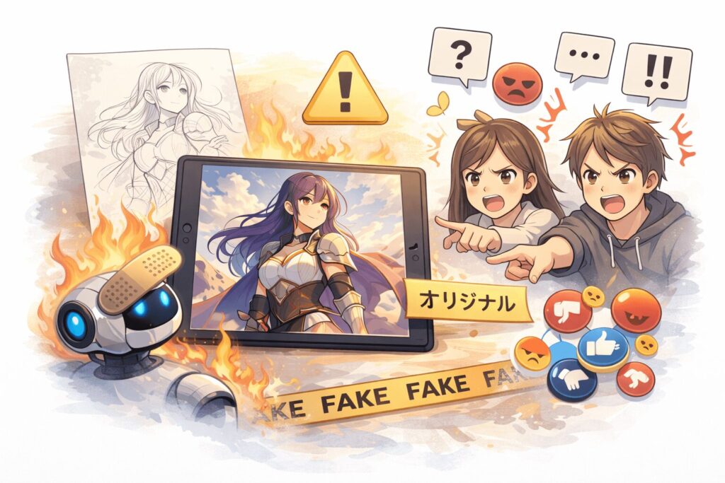 AIトレス炎上やトレパク問題