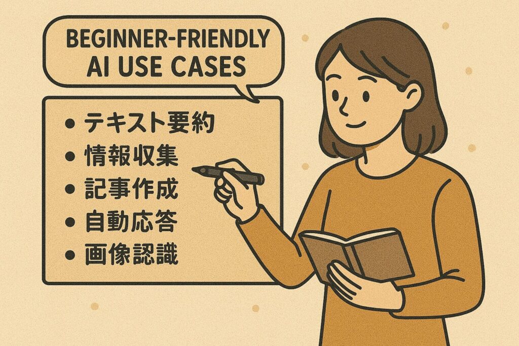 初心者におすすめ！ AI活用事例