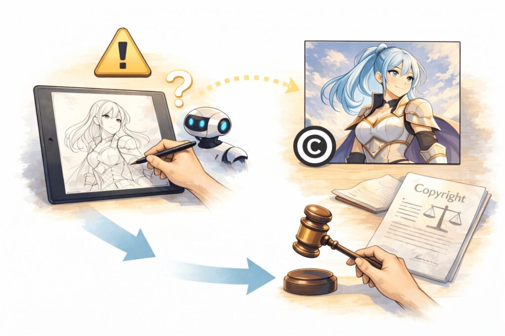 違法か著作権かの考え方