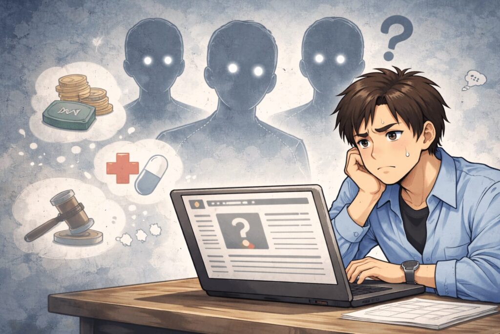 E-E-A-T不足で信頼性が下がる