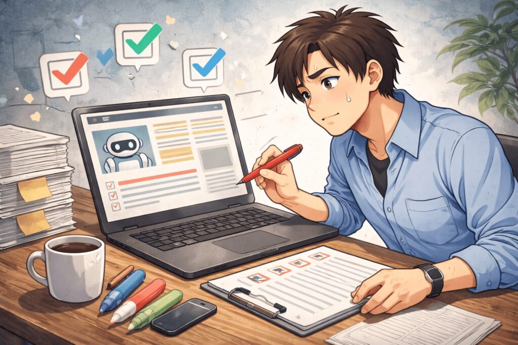 ファクトチェックと人の目の校正