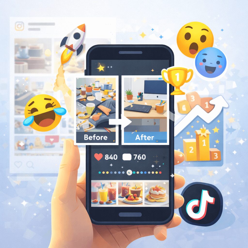 TikTokで伸びる見せ方