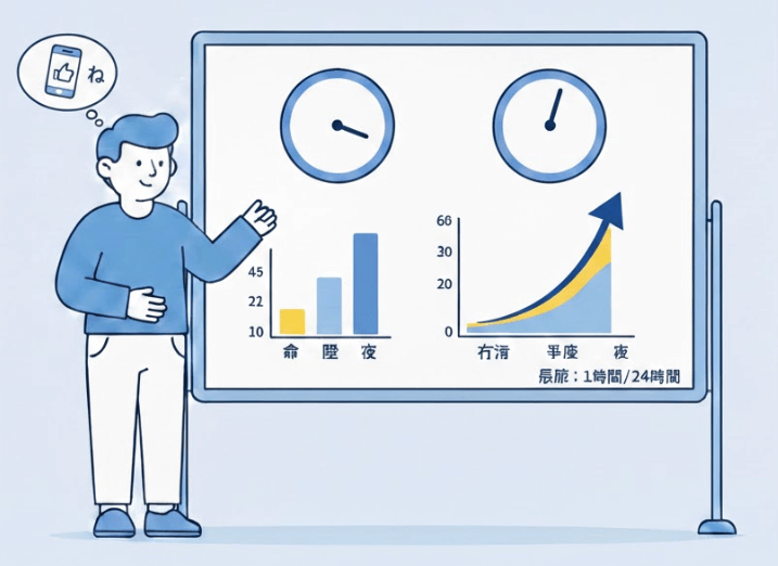 SNS写真を投稿する時間とタイミング