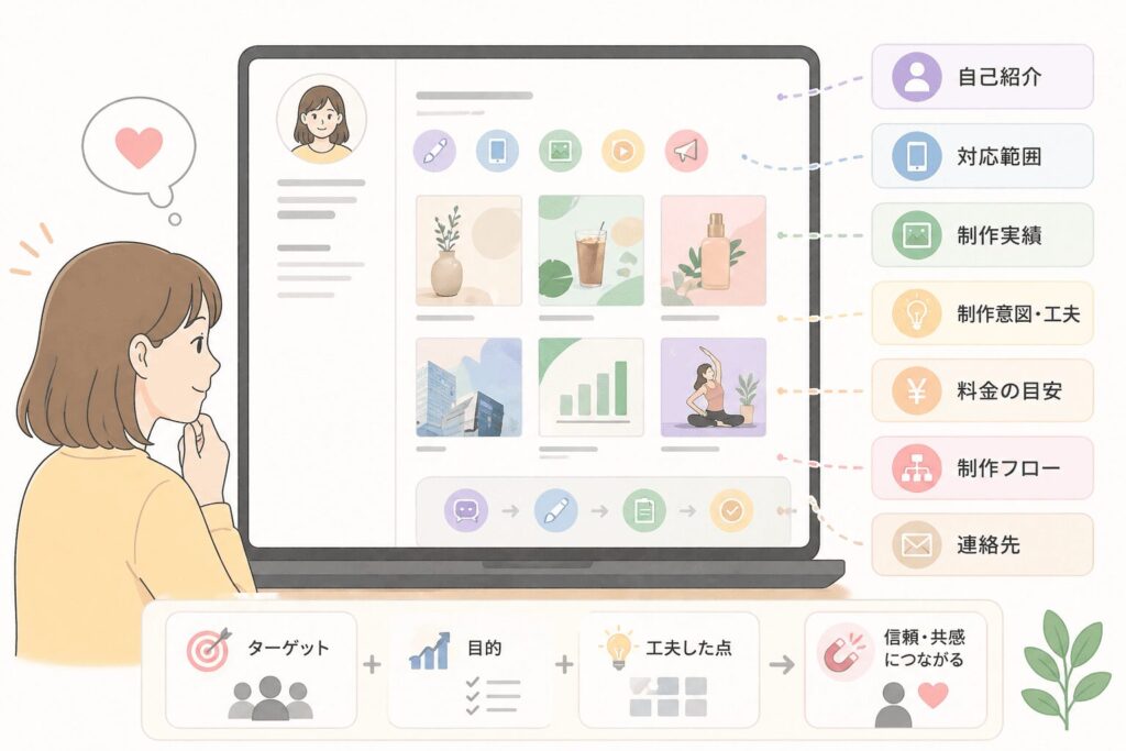 ポートフォリオの作り方