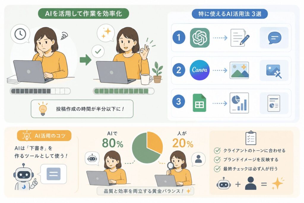 STEP4：AIを活用して作業を効率化する