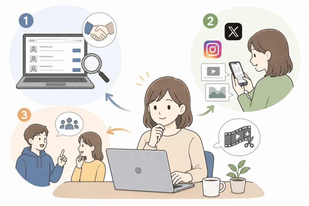 動画編集副業の案件の探し方